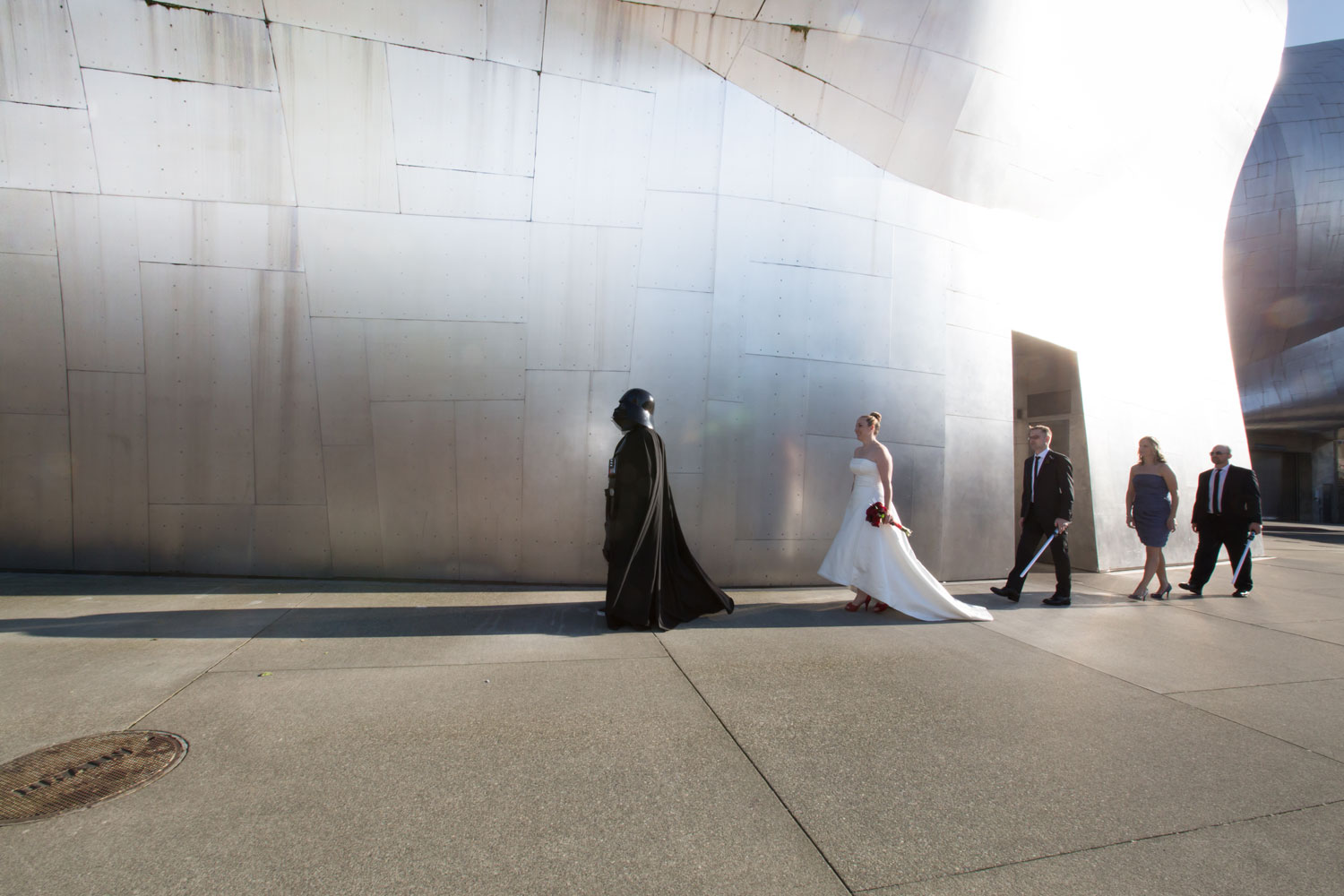 Photograph of Star Wars Themed Wedding